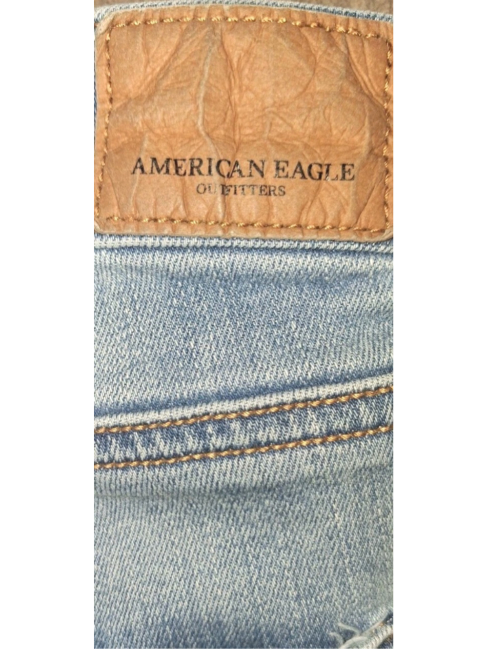 American Eagle Women’s Light Blue Jeans Size 8 Length 23 Super Stretch - Picture 6 of 7